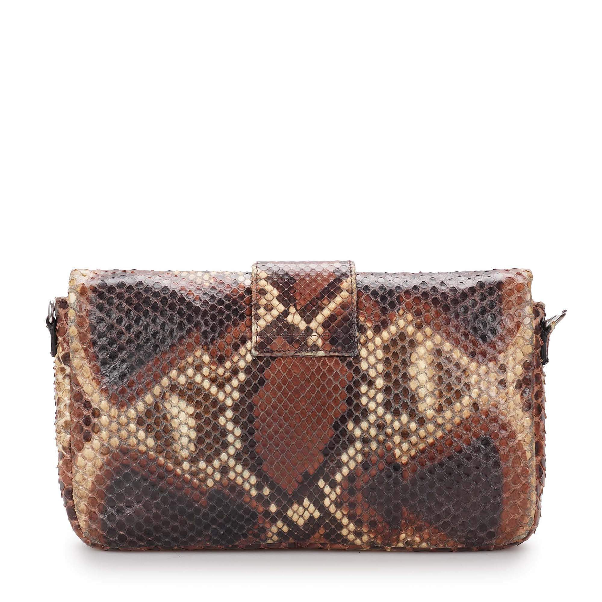Christian Dior - Brown Python Leather Miss Dior Flap Bag